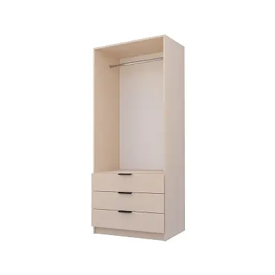 картинка Шкаф ЭКОН распашной 2-х дверный с 3-мя ящиками со штангой от магазина КУПИ КУПЕ